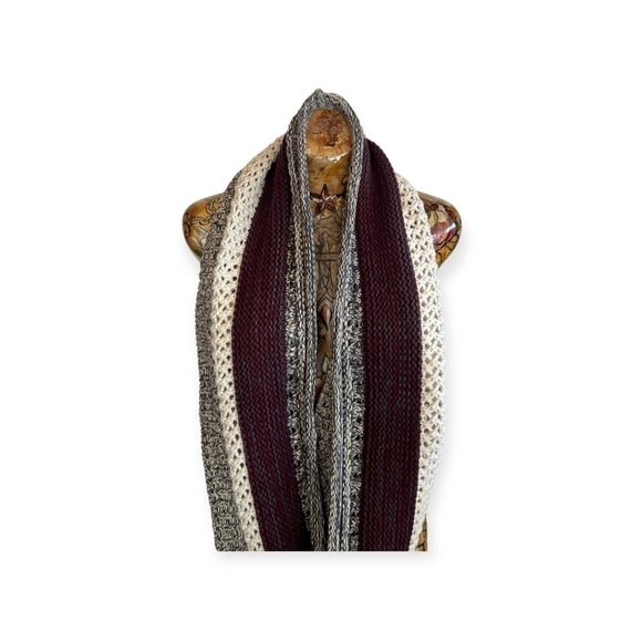 LOOK brand wrap scarf look cowl knit one size - Picture 2 of 10